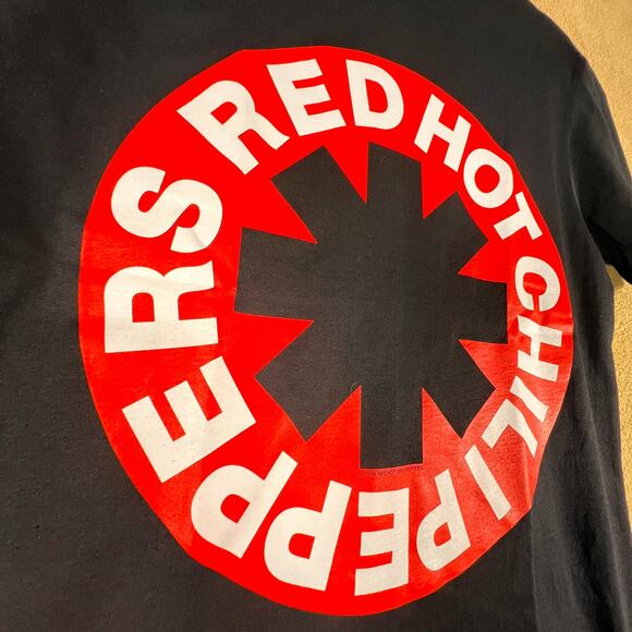 Vintage, NWOT, Red Hot Chili Peppers, Asterisk 1998, Wall of Fame Tag, Size: M, - Picture 3 of 8